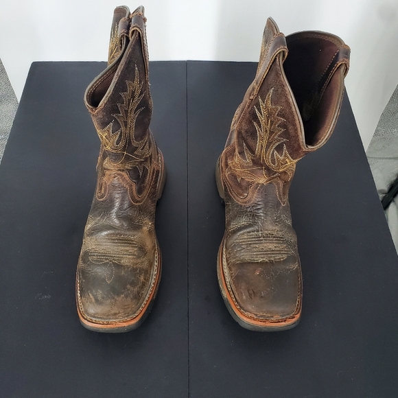 Ariat Rugged WorkHog H2O Waterproof Work Boots Men's 8 D Wide Square Toe Shoes - Picture 3 of 7